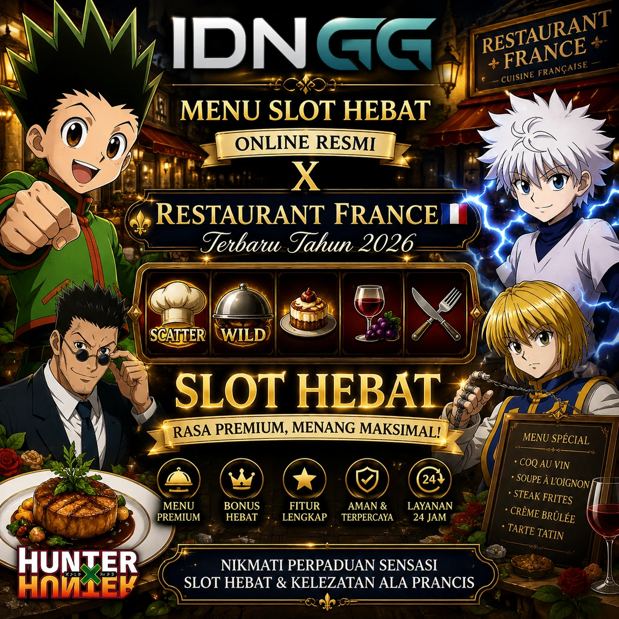 IDNGG : Menu Slot Hebat Restaurant France Terbaru Tahun 2026